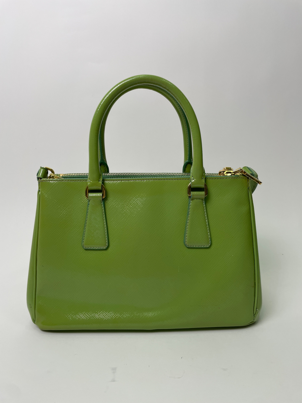 Сумка Prada Double Zip Tote Vernice Saffiano small