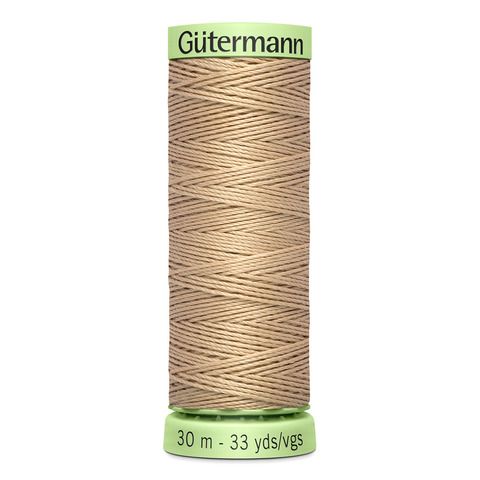 Нить Top Stitch 30/30 м для декоративной отстрочки, Gutermann, 170 кэмел
