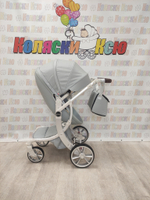 Коляска трансформер Farfello Aimile Pro молочный