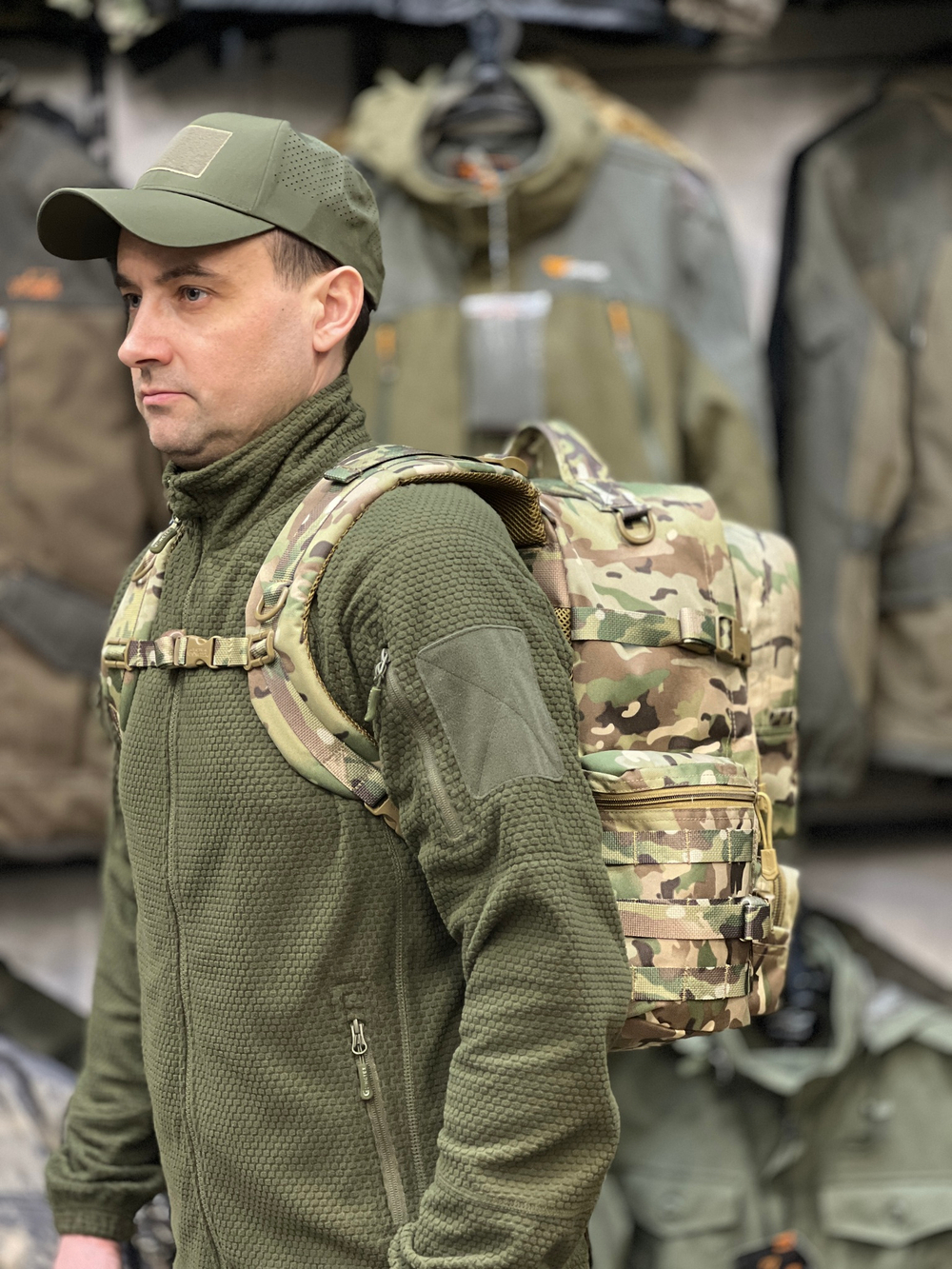 Рюкзак штурмовой Gongtex 35 л Мультикам Cordura