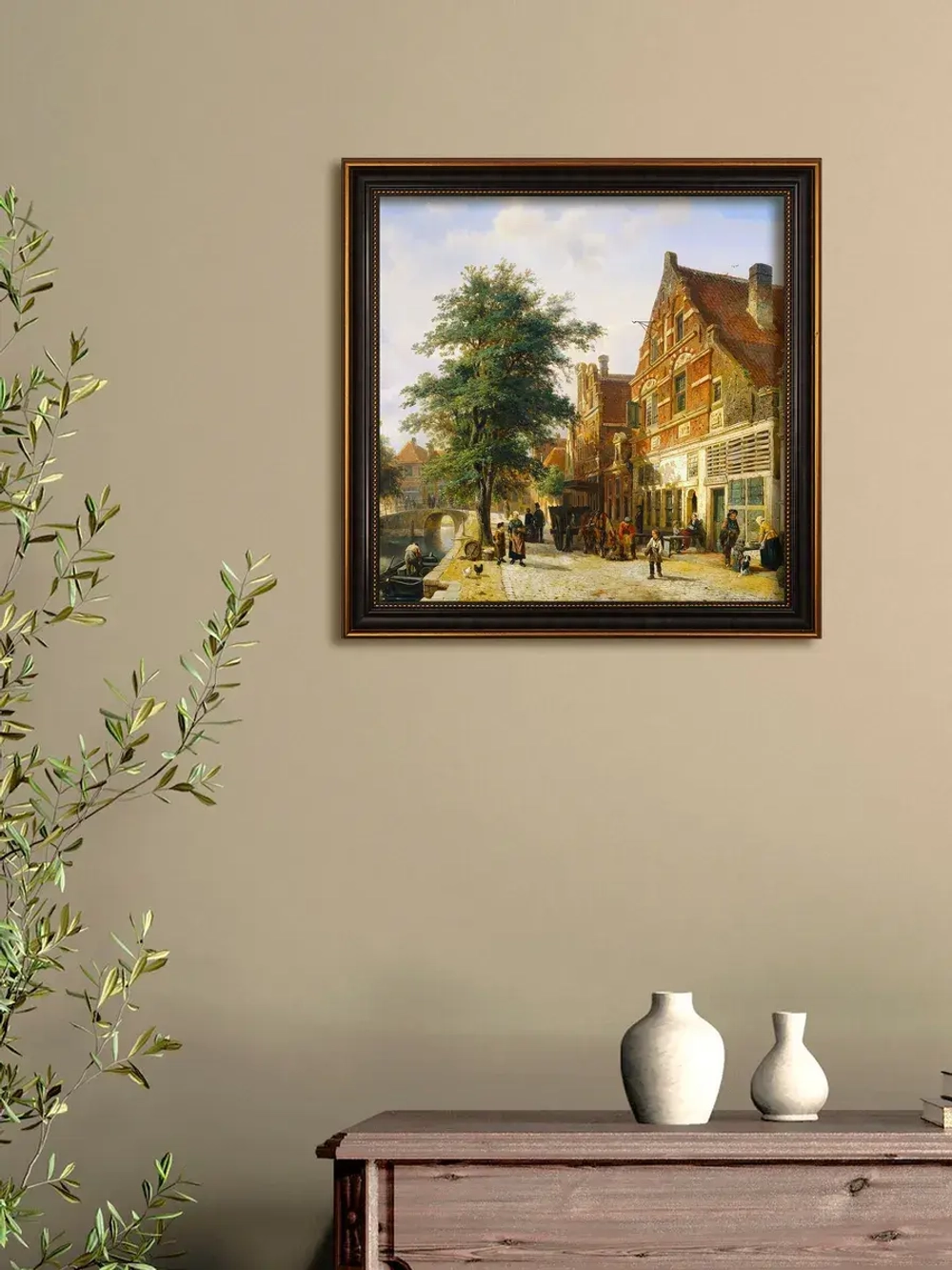 Картина серии "Голландия" настенная для интерьера 36*36 см