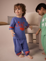 Пижама для мальчика Next AC0-922, 3 шт., Зеленый, Фиолетовый, Голубой