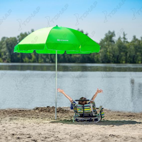 Зонт пляжный NISUS d 2,4м прямой (28/32/210D) N-240