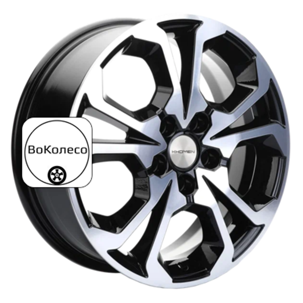 6,5x17/5x114,3 ET40 D64,1 KHW1711 (Haval F7/F7x) Black-FP Khomen Wheels