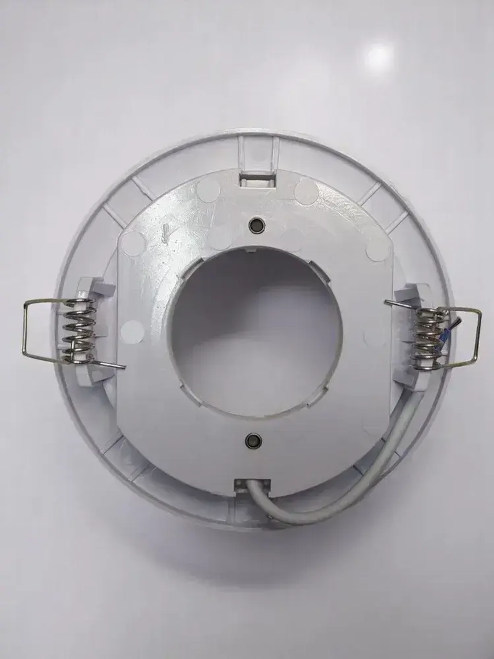 Светильник встраиваемый ПЛАСТИК, GX53, белый, для натяжного и гипсокартонного потолка, комплект 10шт