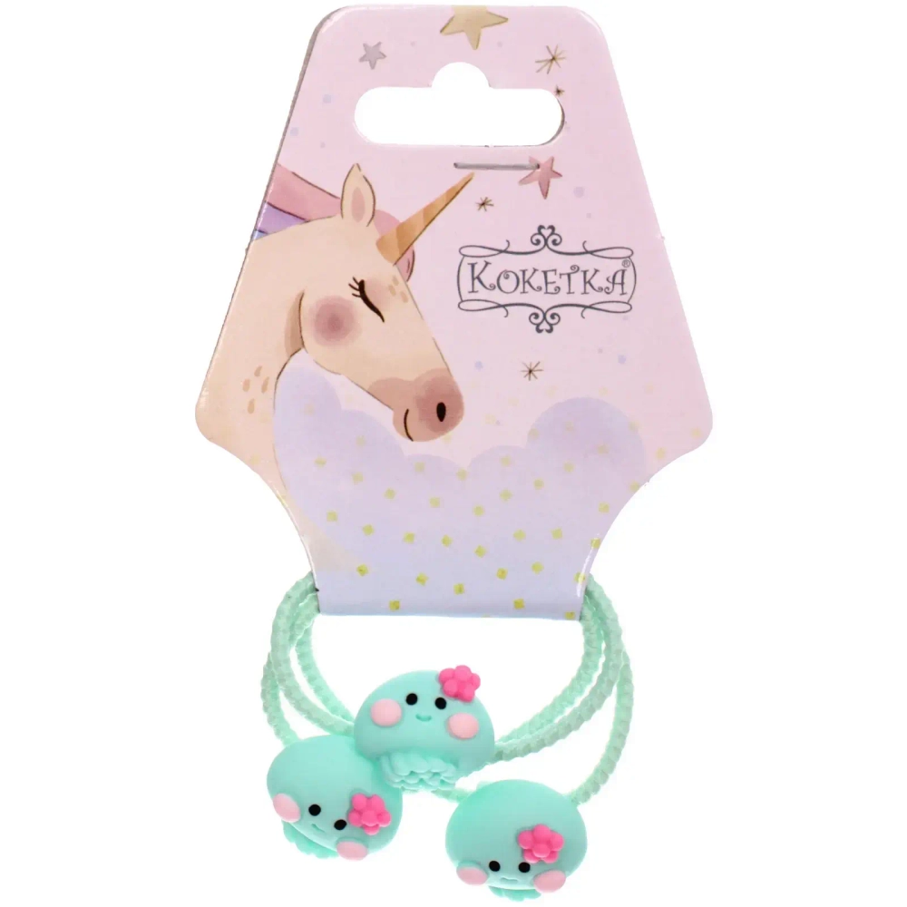 Резинки для волос детские 3шт «КАРАМЕЛЬКИ», медузки, d-3см