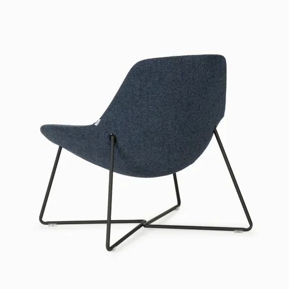 Лаунж-кресло Dione синяя ткань