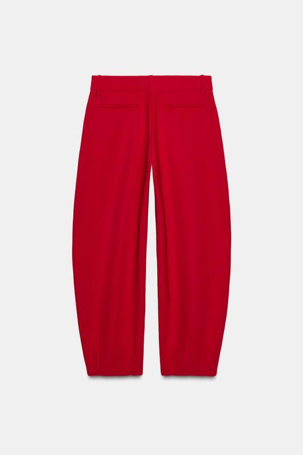 ZARA БРЮКИ-БАЛЛОНЫ ZW COLLECTION, КРАСНЫЙ