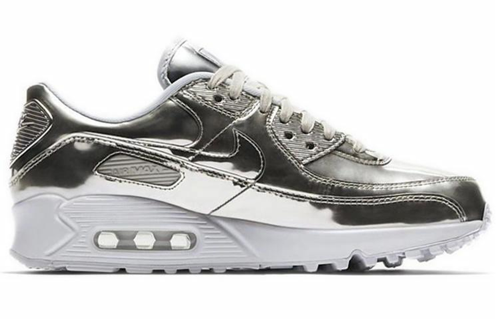 Кроссовки Nike Air Max 90 Sp "Metallic Chrome" (Женская размерная сетка)