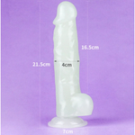 Фаллоимитатор Lovetoy Lumino Play (21,5*4,5) светящийся в темноте