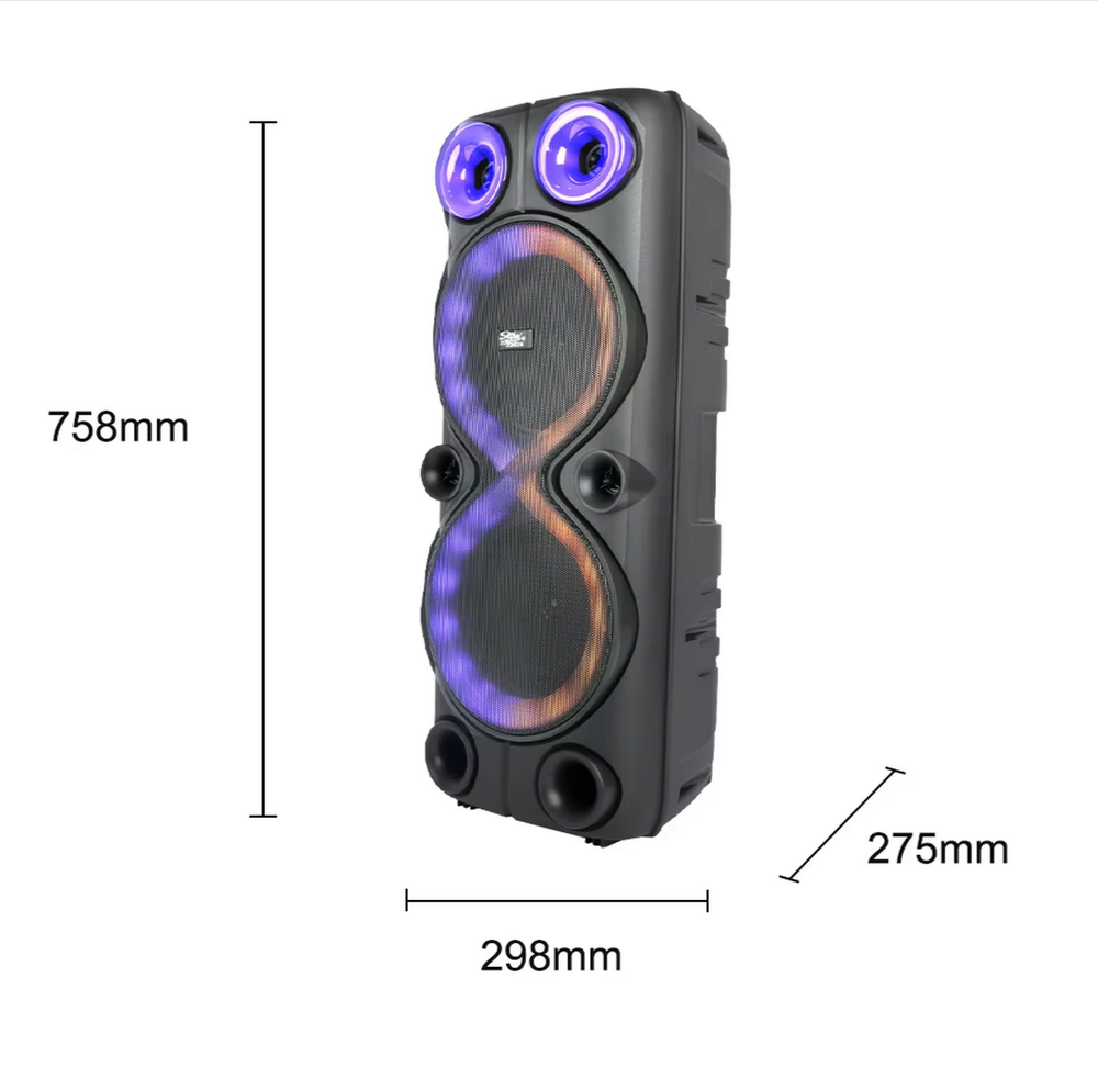 Напольная колонка Sing-e ZQS-8238 (8"40W/4.5A/+бесп.микрофон)