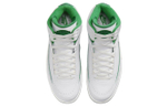 Jordan Air Jordan 2 "Lucky Green" mid-top retro basketball shoes men's white green