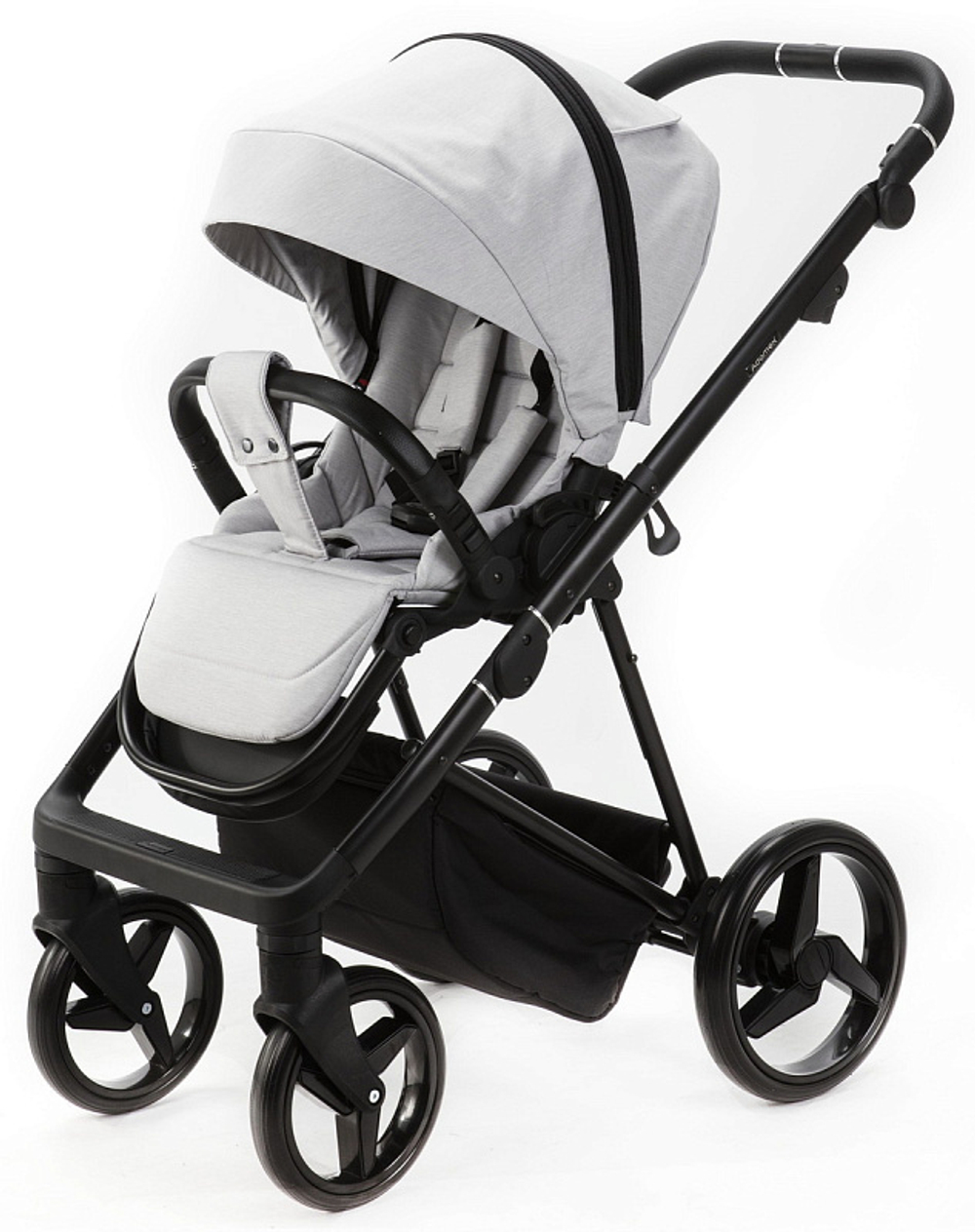 Детская коляска Adamex Quantum 2 в 1 Q-TK94 (СВ.СЕРЫЙ)