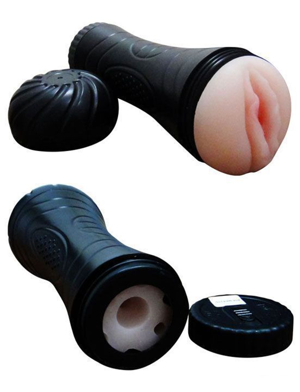 Мастурбатор-вагина Lolita в тубе (Цвет: телесный с черным)