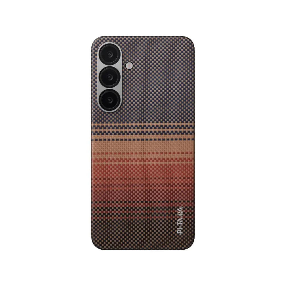 Чехол Pitaka Tactile Woven для Samsung Galaxy S25, Sunset