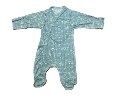 Комбинезон №2 из интерлока (100% хлопок)на кнопках с закрытыми ножками швы наружу с антицарапками на рост 50 см