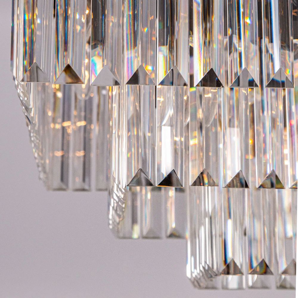 Citilux Мартин CL332231 Люстра хрустальная подвесная Прозрачная