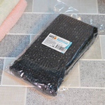 Мочалка для тела 43*10см, цвет черный