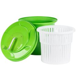 Центрифуга сушилка для зелени 12 л d 33 см h34 см зеленая пласт. P.L. Proff Cuisine