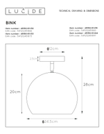 Спот Lucide Bink 45150/01/35