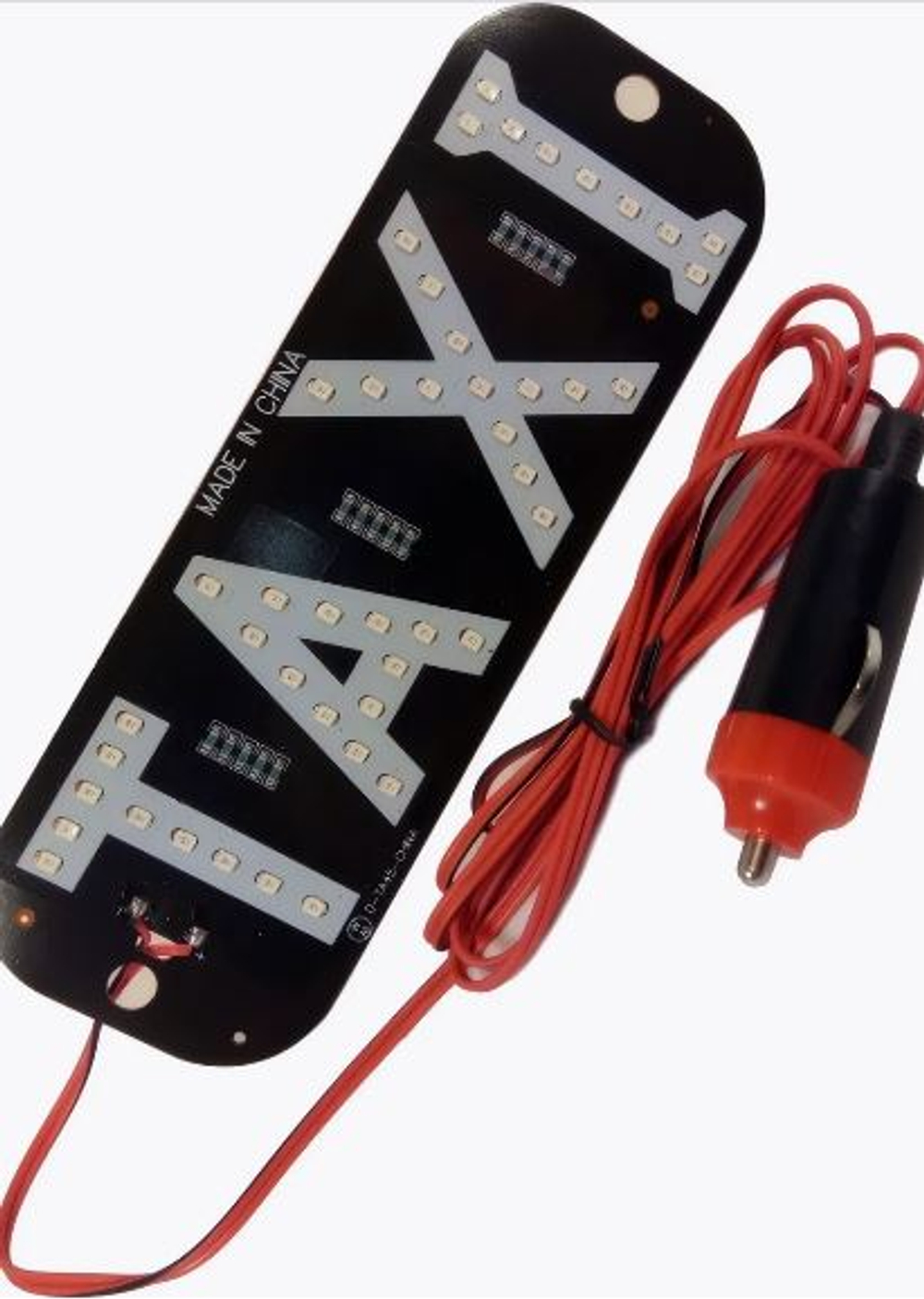 ТАКСИ светодиодная 12/24 Зеленая- 156 удлиненная 4221/22614