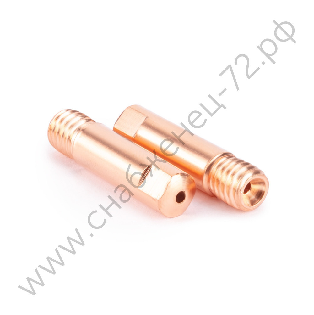 Наконечник М6х25х1.2 прямой (AL) (141.0010/MD0009-62, пр-во FoxWeld/КНР)