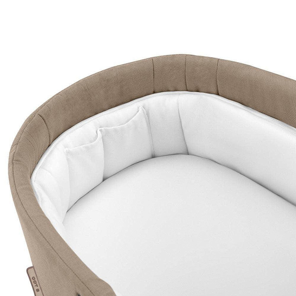 Коляска Cybex Balios S Lux TPE 2025 Aton B2 i-Size Volcano Black 3 в 1 Almond Beige