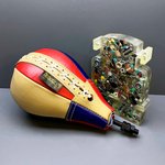 Набивная груша Junior (цветная) с усиленной оксидированной шпилькой