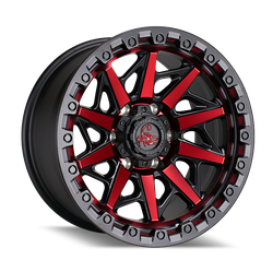 Диск колёсный литой AGILITY FORCE A710N R17 8,5 ET0 Matte Black w/ Red Face