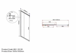 Душевой уголок Vincea Garda VSS-1G1012CLB 120x100 стекло прозрачное/профиль черный