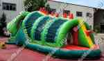 Коммерческий надувной батут "Тоннель Крокодил"