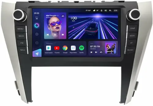 Магнитола для Toyota Camry 55 2014-2018 (рамка с крутилками и кнопками) - Teyes CC3L на Android 10, CarPlay, 4G SIM-слот