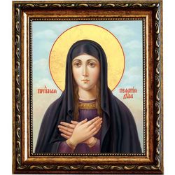 Пелагия Антиохийская, Елеонская, Палестинская, Преподобная. Икона на холсте.