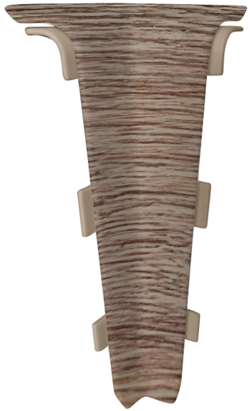 Угол внутр для плинтуса ПВХ 70мм 7016