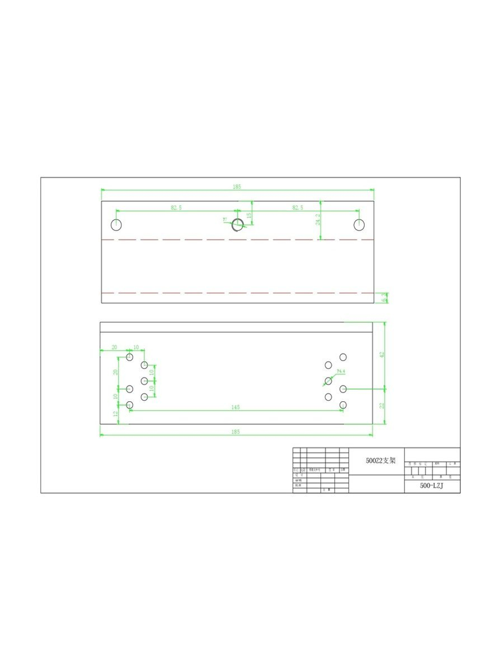 Уголок монтажный L-образный TS-LM500