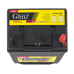 Аккумулятор GANZ PRO-Line JIS 75 А/ч обратный R+ 258x173x220 D26 EN 700 А