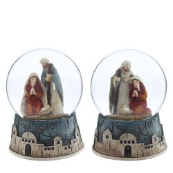 GAEM Фигурка декоративная "Рождество" в стекл шаре, D 6.5 см, L6,5 W6,5 H8,5 см, 2в.