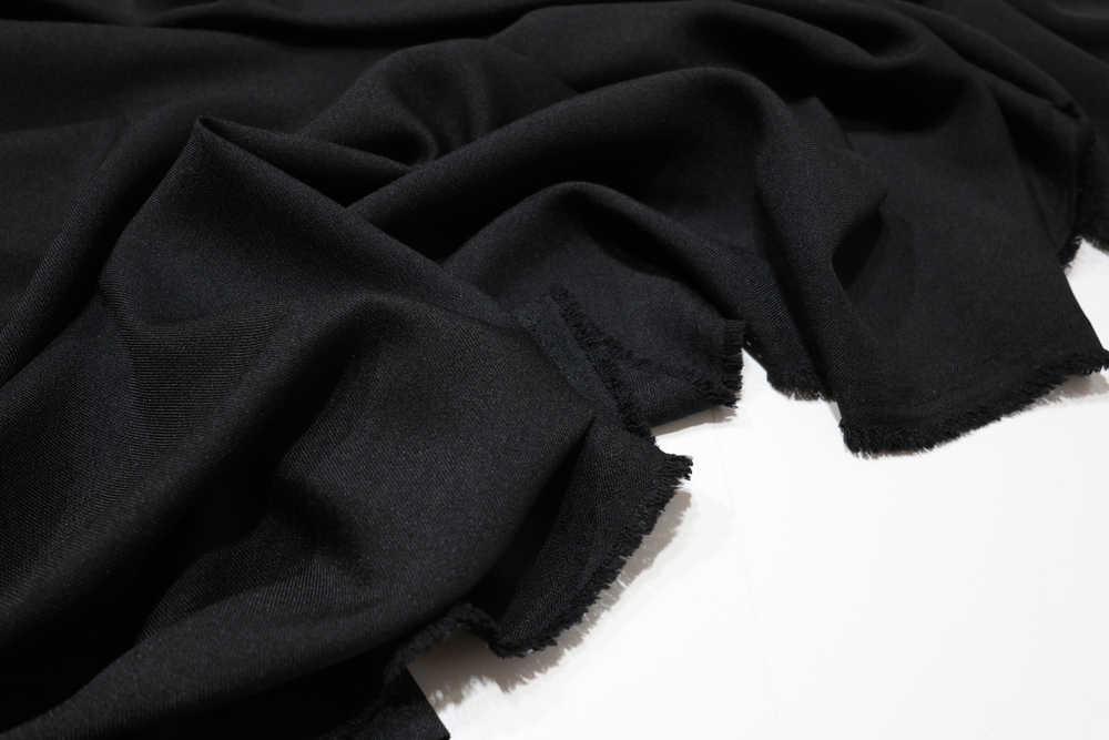 ЧЕРНЫЙ - Костюмная ткань ПИКАЧО (КРВ644 Елена)
