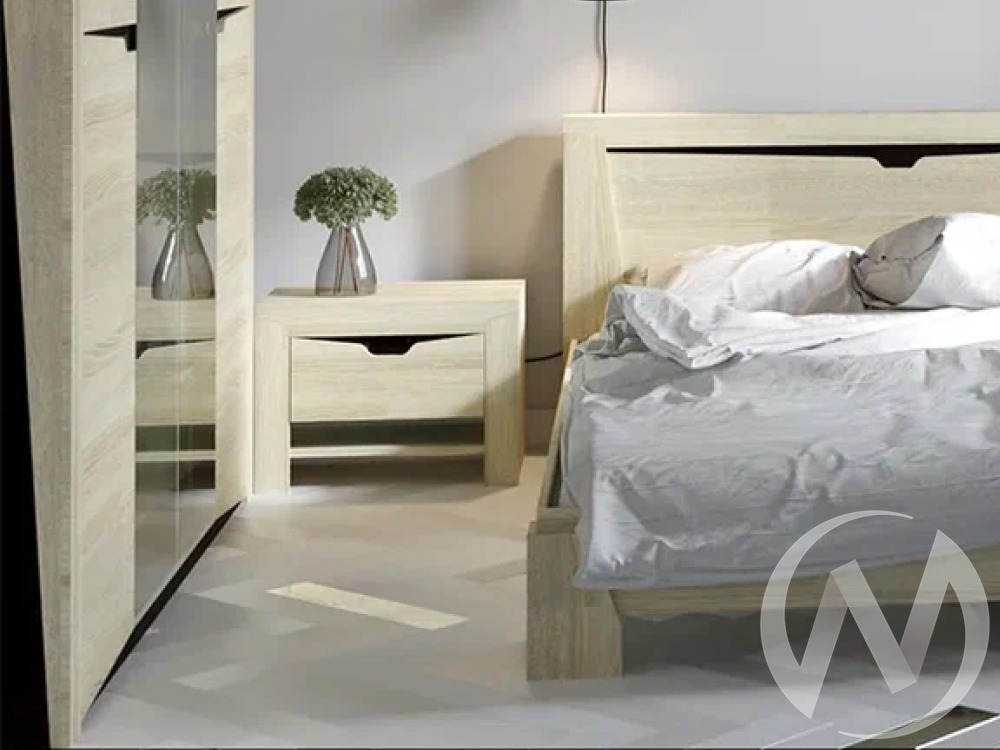 Тумба прикроватная ПВ секция №7 НКМ Версаль-5 (дуб баррик)