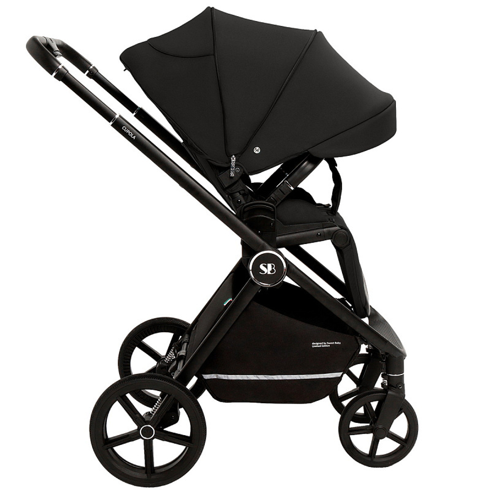 Детская коляска Sweet Baby Cupola New 3 в 1 Moon Black