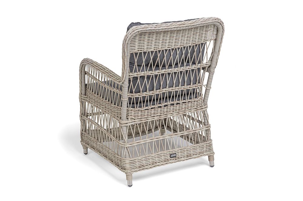 "Цесена" кресло плетеное из искусственного ротанга, цвет бежевый