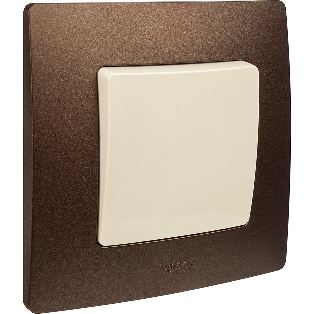 Выключатель 1-клавишный 10А 250В слоновая кость ETIKA Legrand