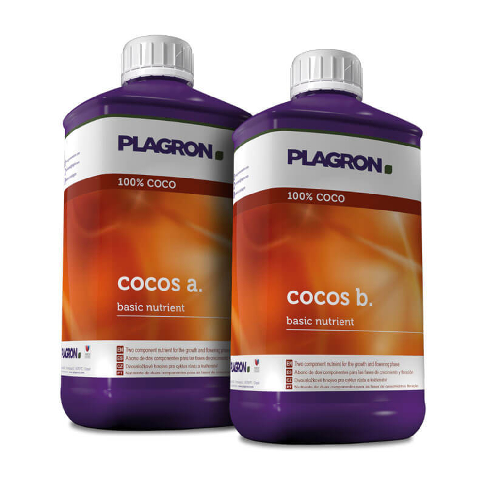 Plagron Cocos A+B - комплект 2x1 л, жидкое удобрение для кокоса