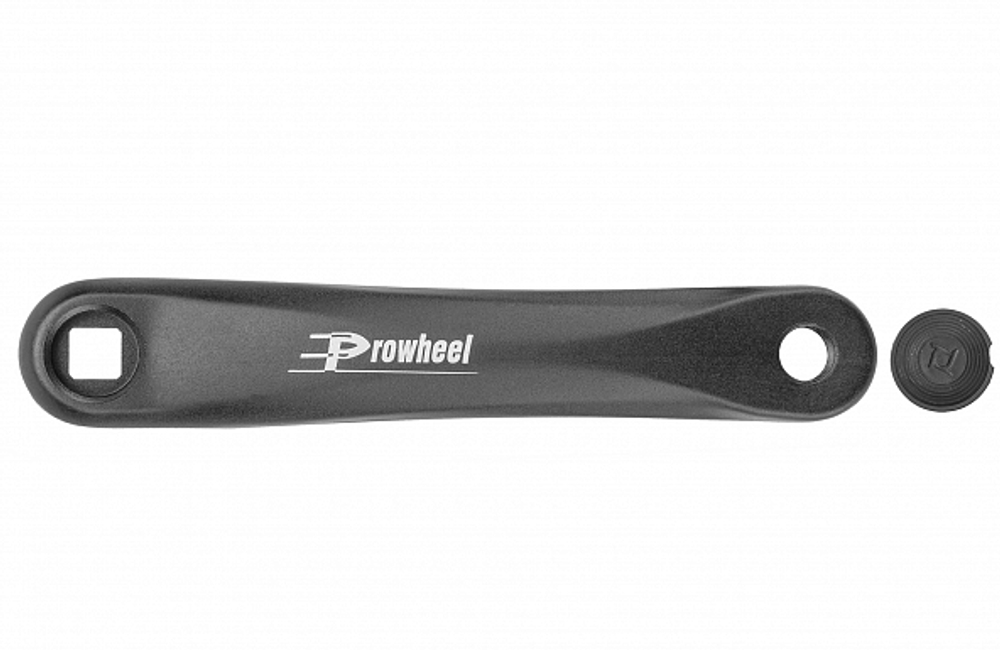 Шатун левый 170мм A00C PROWHEEL "под квадрат" алюминиевый чёрный