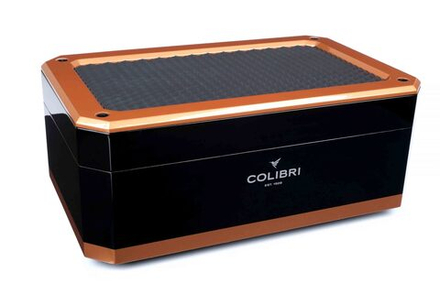 Хьюмидор Colibri Rally на 100 сигар, Алюминий и золотой лак HU360T3