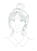 Pretty Girl. Coloring Book