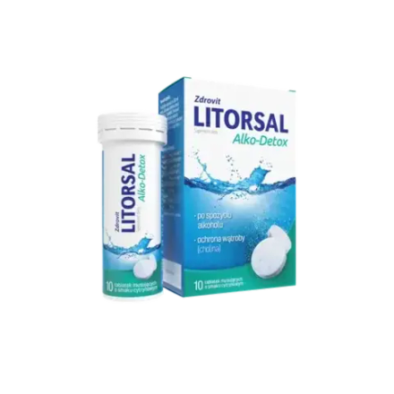 Здровит Литорсал Алко-Детокс - 10 шипучих таблеток