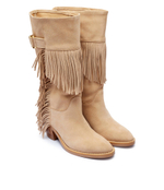 Кожаные ковбойки See By Chlo\u00e9 - бежевый(SB43040A 20000)