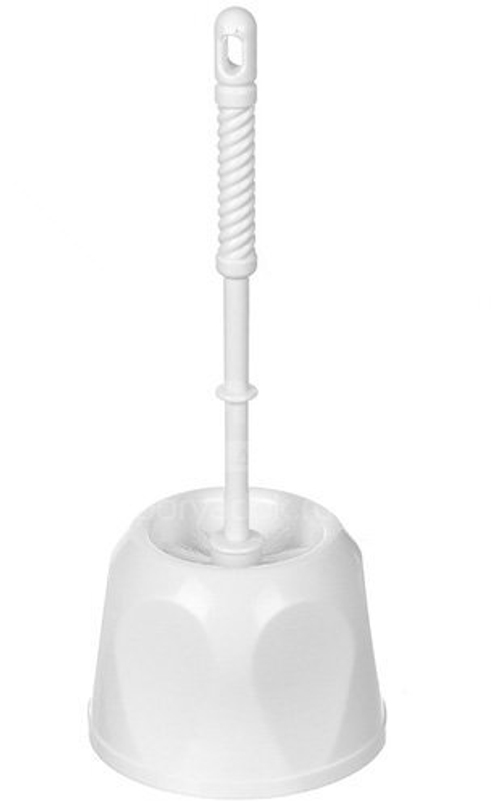 Ёрш для унитаза с подставкой Стандарт, белый