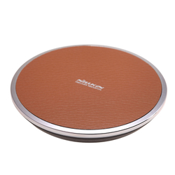 Беспроводная зарядка с имитацией кожи коричневого цвета Magic Disk 3 от Nillkin